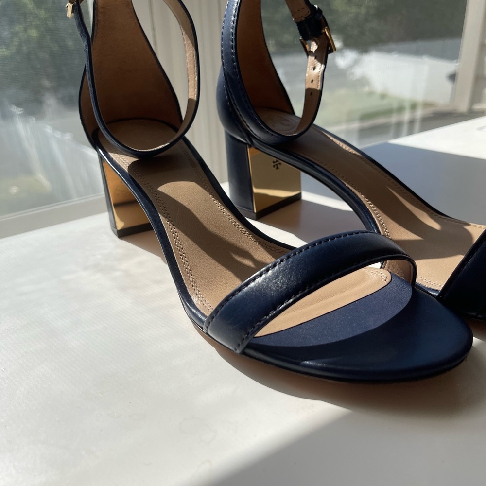 Navy Blue Sandals - Picture 3 of 7